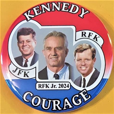 2024 Robert F. Kennedy JR. for President Campaign Button with JFK RFK 2 ...