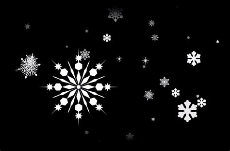 Snow Falling – Large Snowflakes – Projectorgram