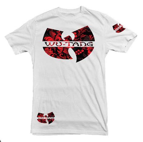 Wu Tang Clan T-Shirt (Red Floral) | Shirts, Wu tang clan, Wu tang