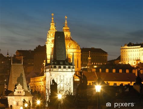 Fotobehang Praag Charles Bridge - PIXERS.NL