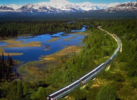 Denali glass top train through Alaska. | Alaska railroad, Denali ...