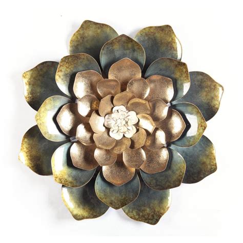 Metal Flower Wall Decor