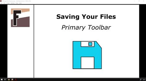 FabriCAM Software Save Files from Primary Toolbar (Part 1) Step by Step Video Tutorial