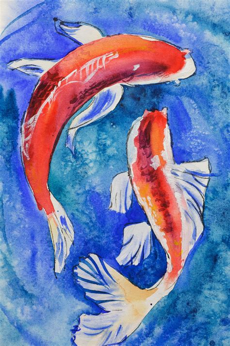 Koi Fish Watercolor Koi Fish Koi Fish Koi Art Koi Fis - vrogue.co