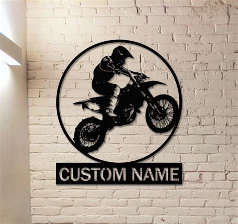 Custom Motorcycle Sign Name,personalized Motorcycle Wall Art,biker ...