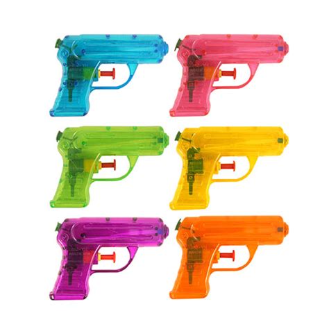 Assorted Plastic Water Pistol Gun Toy 11cm | Partyrama