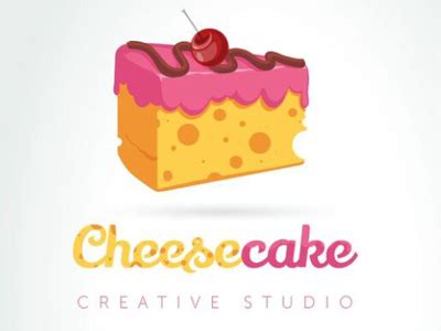 Cheesecake logo type by Emre Aybiçer on Dribbble