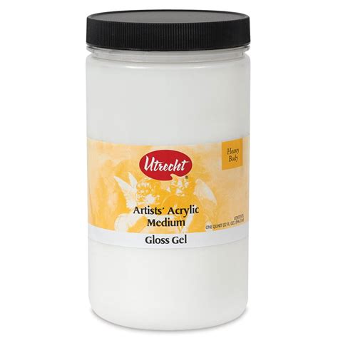 Utrecht Artists' Acrylic Gel Medium - Gloss Gel Medium, Quart | Michaels