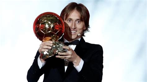 Croatia's Luka Modric wins Ballon d'Or award for the first time