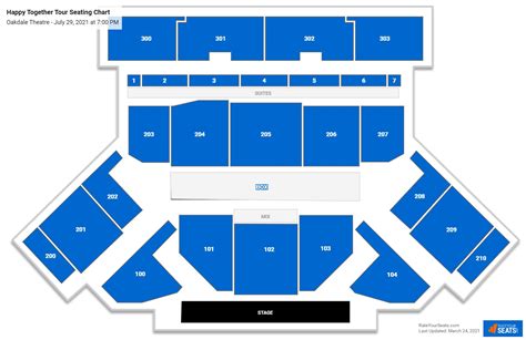 Toyota Oakdale Theater Seating Chart: A Comprehensive Guide | Paraiso ...