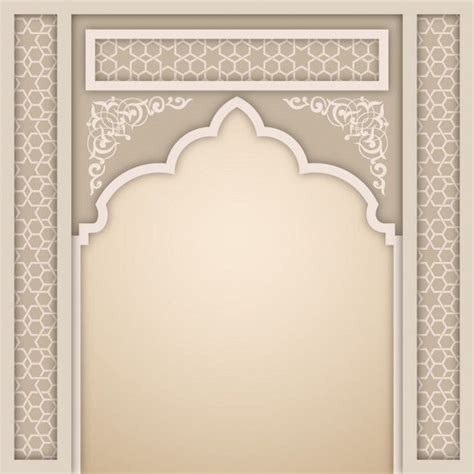 Islamic arch design template Islamic Motifs, Islamic Art Pattern, Pattern Art, Islamic ...