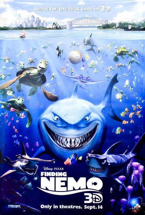 Finding Nemo 3D Original R2012 U.S. One Sheet Movie Poster - Posteritati Movie Poster Gallery