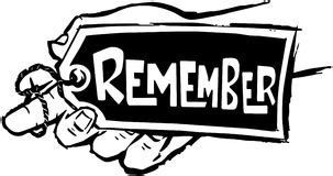 Remember clipart - Clipground