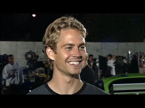 FLASHBACK: Paul Walker on the Set of 'The Fast and the Furious' in 2000 - YouTube