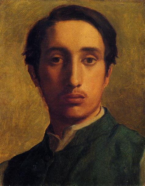 Degas in a Green Jacket - Edgar Degas - WikiArt.org - encyclopedia of ...