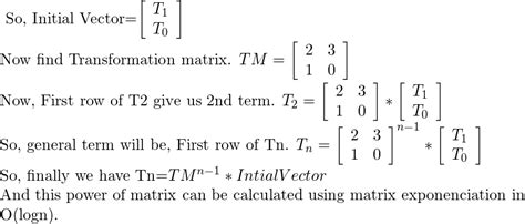 Find Nth term (A matrix exponentiation example) - GeeksforGeeks