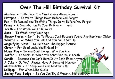 survival wishes for 50th birthday - Google Search | Birthday survival ...