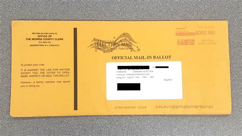 What a Mail-in Ballot Looks Like - VoteByMailNJ.org