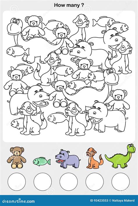 Color Animals And Tracks Vector Illustration | CartoonDealer.com #17168124