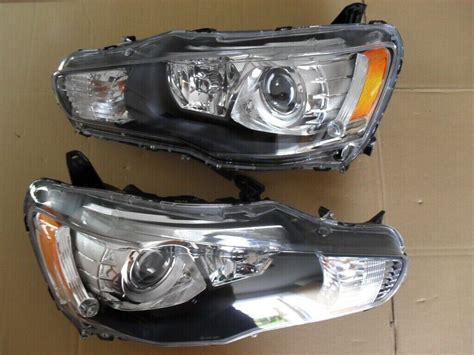 CC Original Right hand drive xenon headlights Mitsubishi Lancer EVO X ...