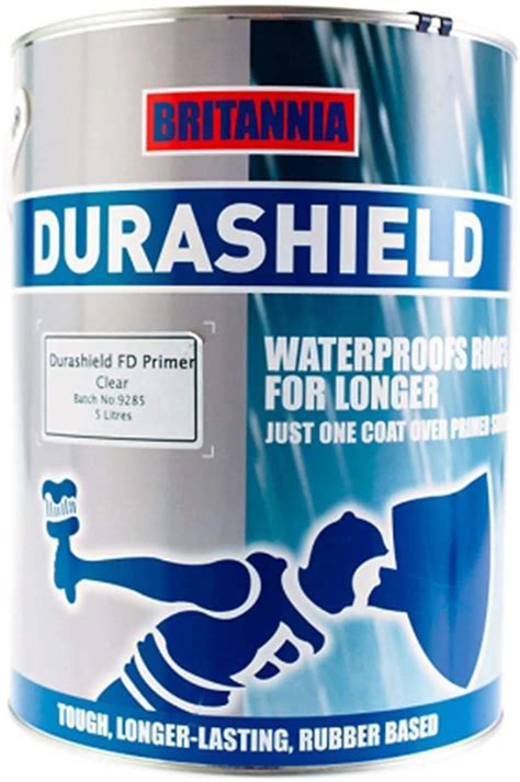 Buy Durashield Grey Rubber Based Waterproof Roof Paint Coating Sealant ...