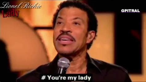 Lionel Richie Lady - YouTube