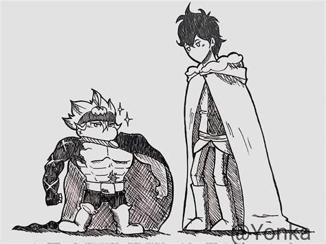 Asta and Yuno (fanart by Tsam0406 on twitter, link in comments) : r/BlackClover