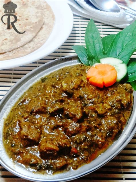 Rani's Treat: Gongura Mamsam | Gongura Mutton | Goat Meat Curry with Red Sorrel Leaves