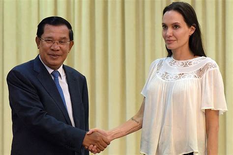 Angelina Jolie visits Cambodia to discuss Khmer Rouge film | HELLO!