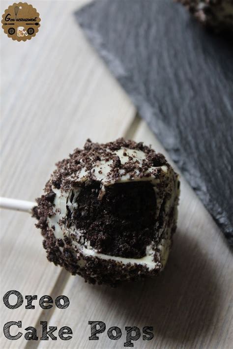 Cake Pops aux Oreos. | Gâteau oreo, Recette, Cake pops