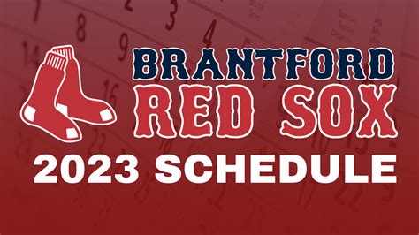 News: Brantford Red Sox Release 2023 Schedule - Brantford Red Sox