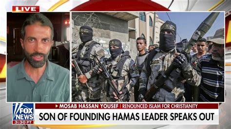 Son of Hamas leader breaks silence on decision to denounce terror group ...