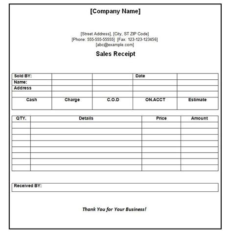 Receipt of Payment Receipt Format | Receipt template, Invoice template ...