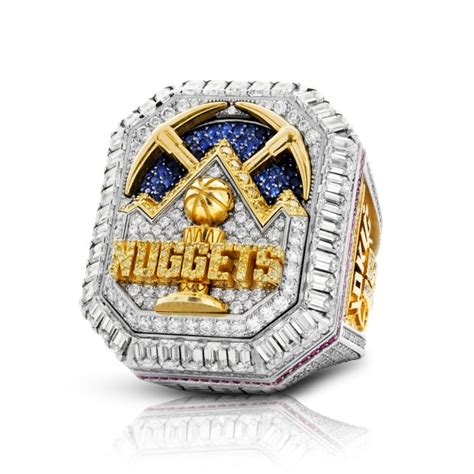 The Denver Nuggets' 2023 NBA championship rings unveiled