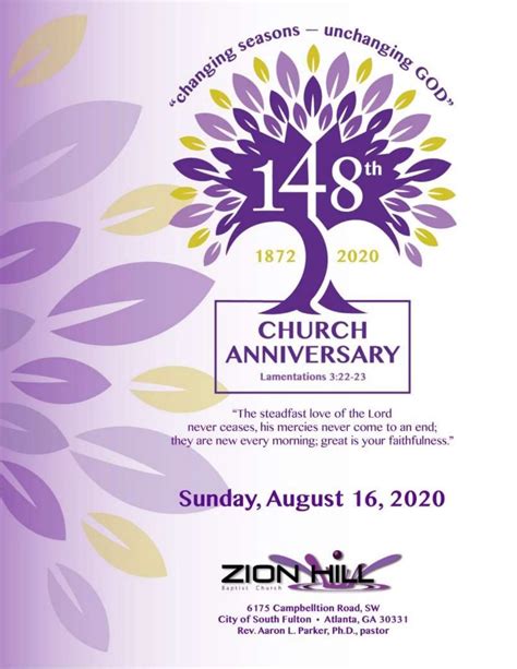 Church Anniversary Program