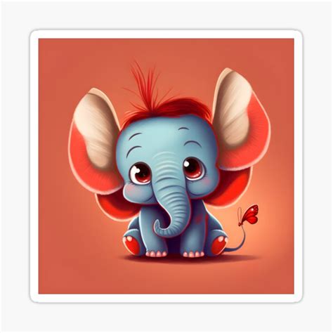 "Heffalump" Sticker for Sale by TooplesArt | Redbubble