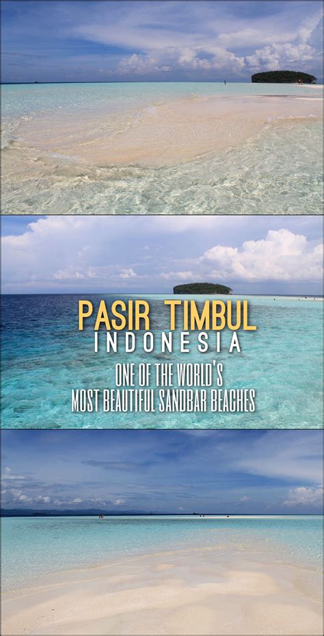 Pasir Timbul, in Raja Ampat, West Papua, is one of the most stunning sand bar beaches in the ...