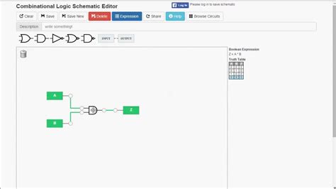 Online Circuit Schematic Editor