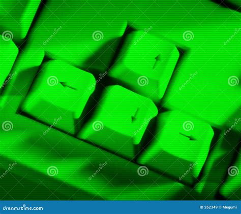 Green Keyboard stock image. Image of desktop, closeup, communication ...