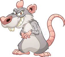 Evil Cartoon Rat. Stock Clipart | Royalty-Free | FreeImages