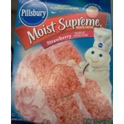 Pillsbury Moist Supreme Strawberry Cake Mix: Calories, Nutrition Analysis & More | Fooducate