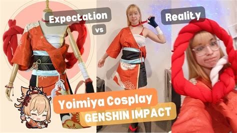 SAVAGE Review genshin impact yoimiya cosplay - YouTube