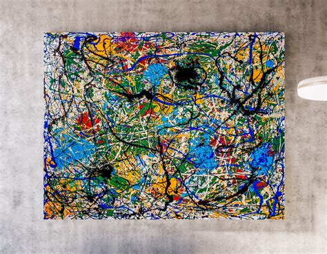 Jackson Pollock Abstract Expressionism P, Painting by Retne | Artmajeur