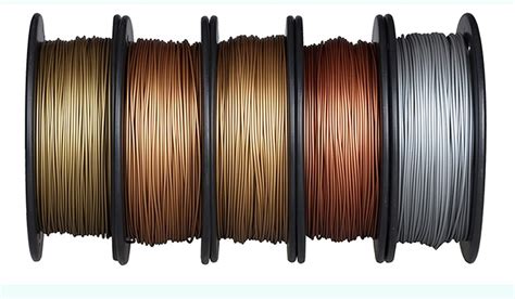 Metal Filament for 3D Printer – Metallic Filament 30% Metal Content Filaments – Copper Brass ...