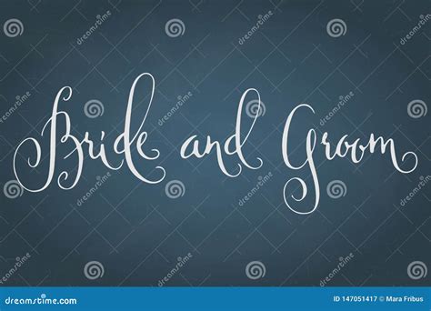 Wedding modern calligraphy stock vector. Illustration of modern - 147051417