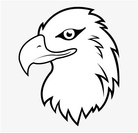 Eagle Clipart Black And White - Black And White Eagle Clipart Transparent PNG - 600x709 - Free ...