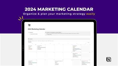 2024 Marketing Calendar