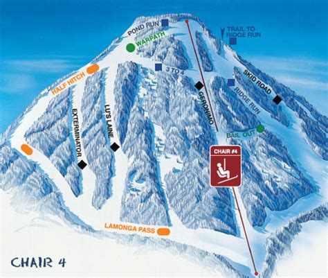 Mount Spokane Piste Maps