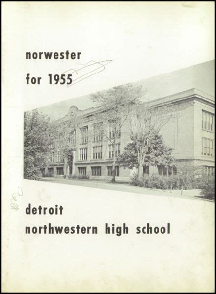 Explore 1955 Northwestern High School Yearbook, Detroit MI - Classmates