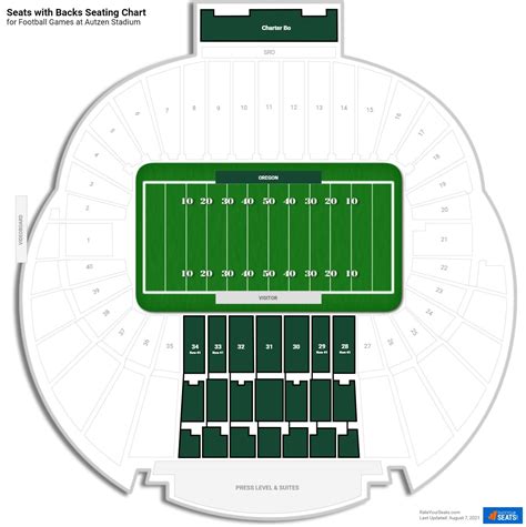 Autzen Stadium Seating Chart With Rows And Seat Numbers | Cabinets Matttroy